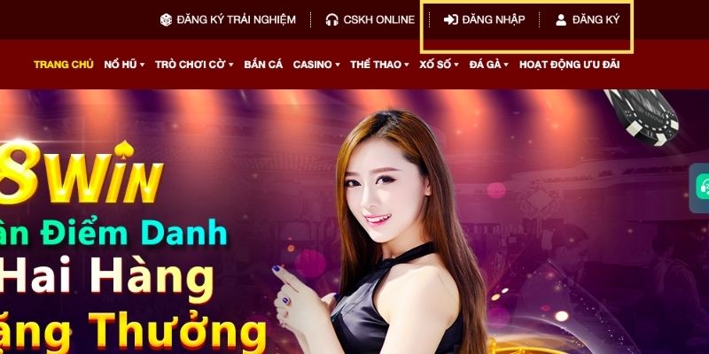 Người chơi cần đăng nhập 18win để hưởng trọn vẹn quyền lợi